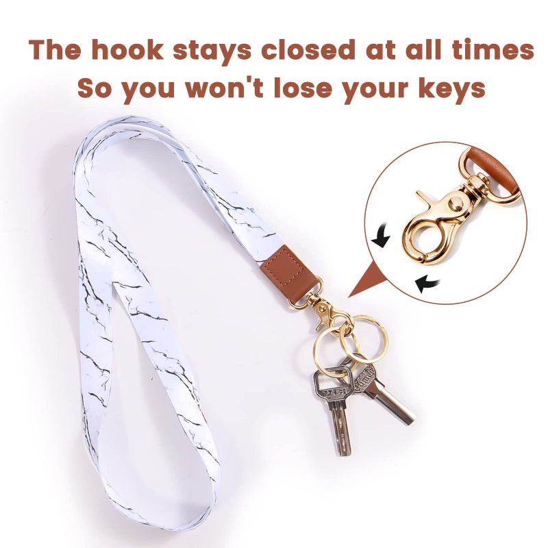 XCHIN Lanyards for Keys  Wrist Strap Lanyards  Keychain Lanyard for Women Men  Cool Long Lanyards & Cute Short Lanyards - Image 2